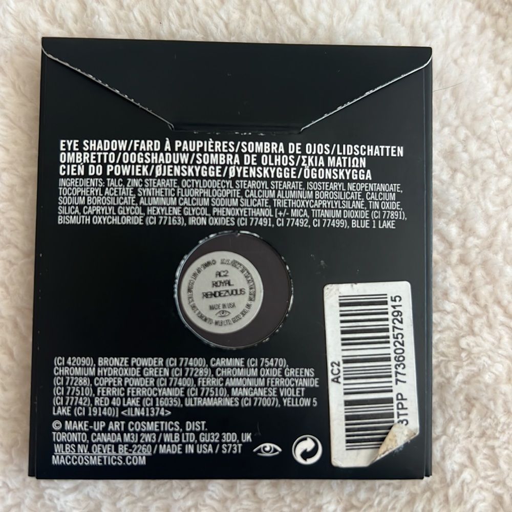 “Royal Rendezvous” Pro Palette Refill MAC Eyeshadow - Picture 5 of 5